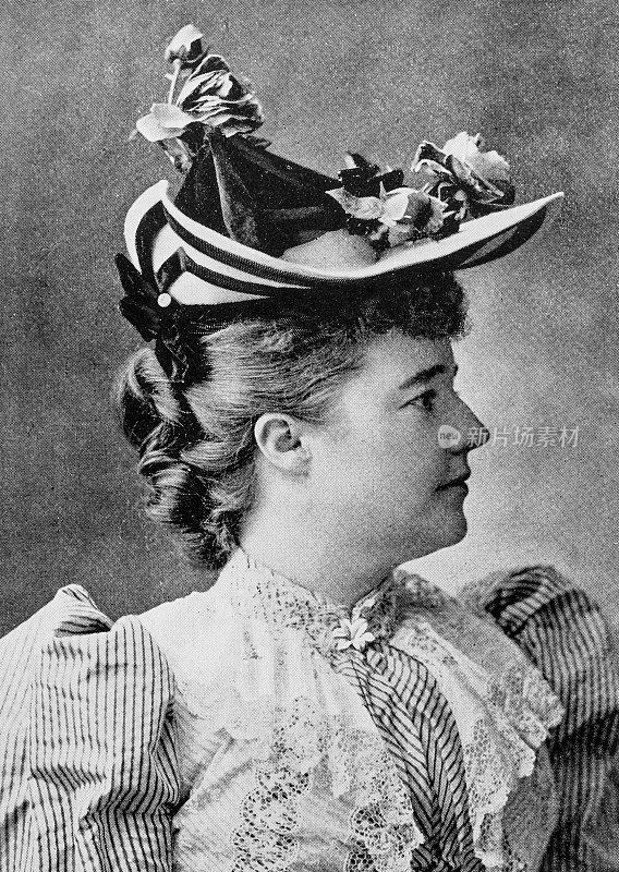 19世纪舞台名人肖像:莉兹・哈德森・科利尔
