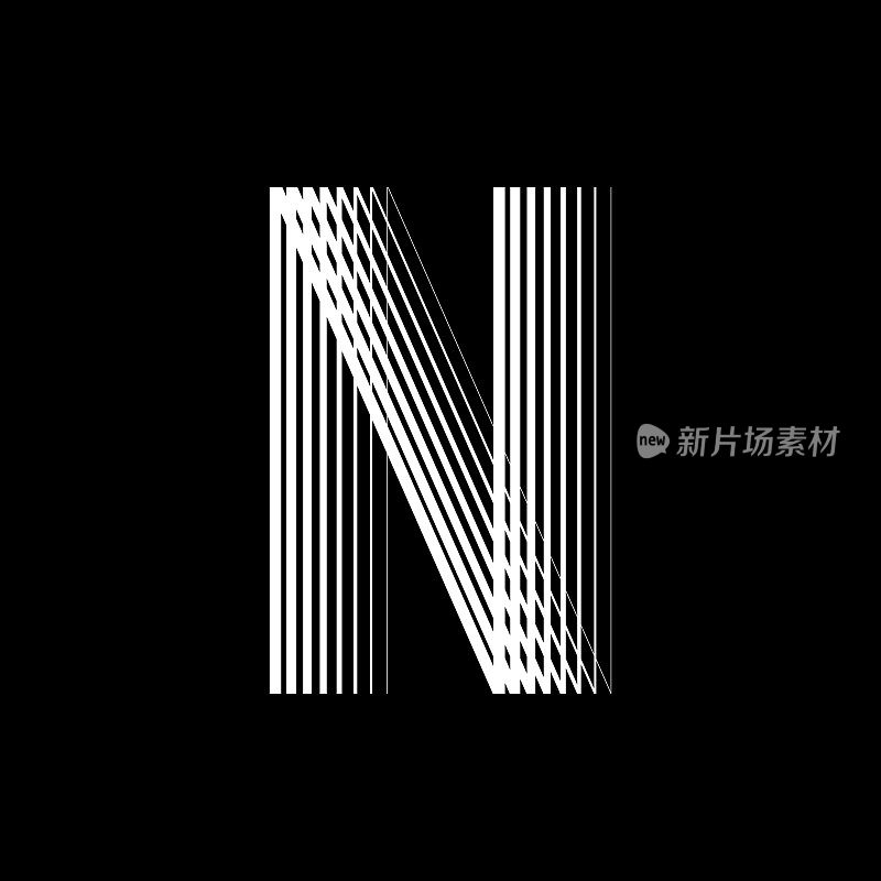 字母N标志