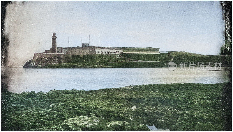 美军黑白照片:古巴莫罗城堡