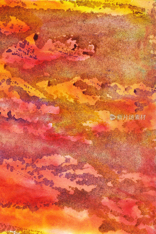 手绘背景纹理和明亮的颜色