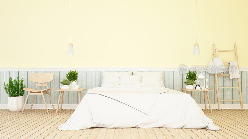 卧室和生活粉彩设计