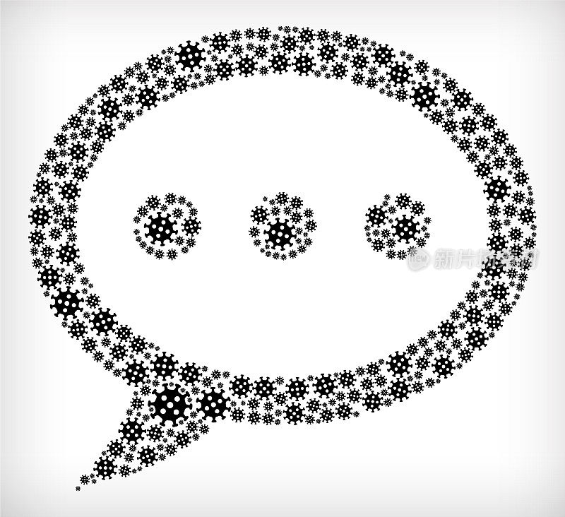 流感病毒图标模式