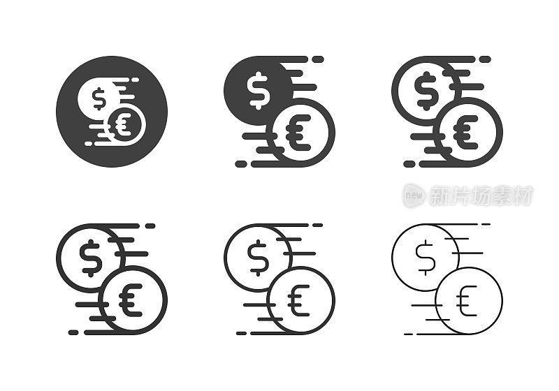 金钱转移图标-多系列