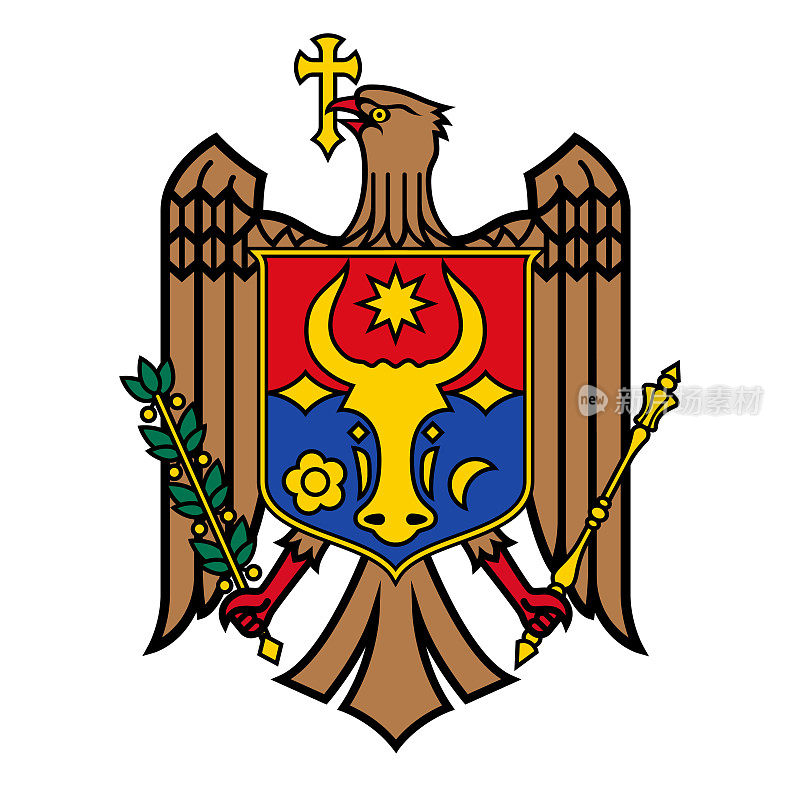 摩尔多瓦共和国盾徽