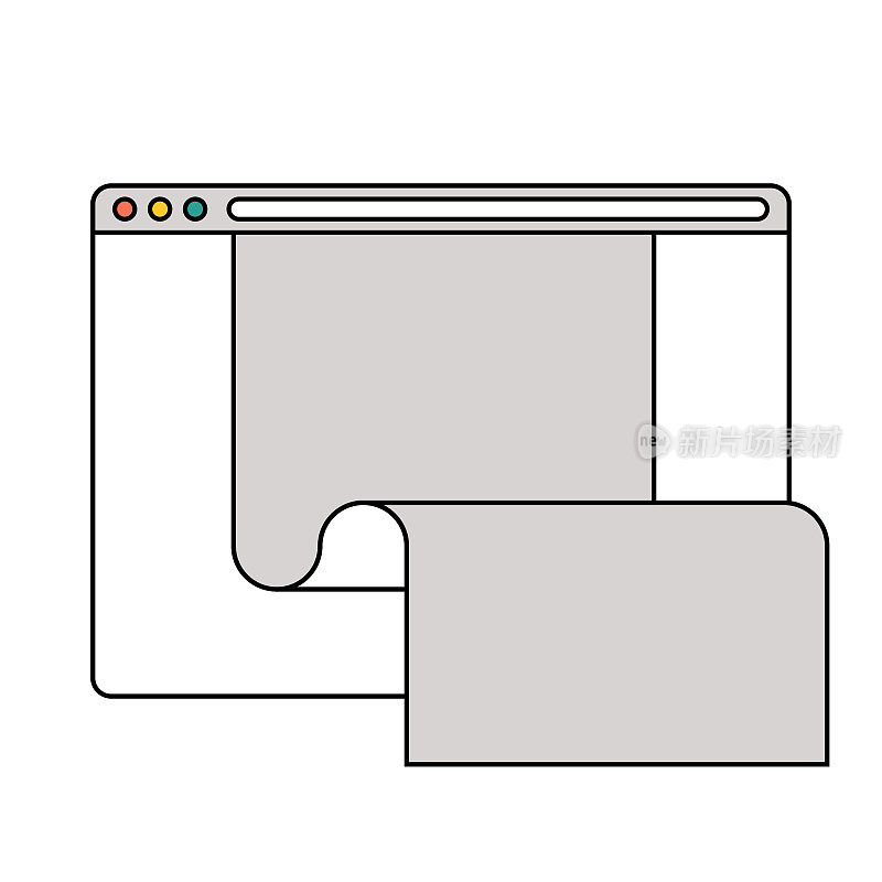 Web浏览器文档折叠