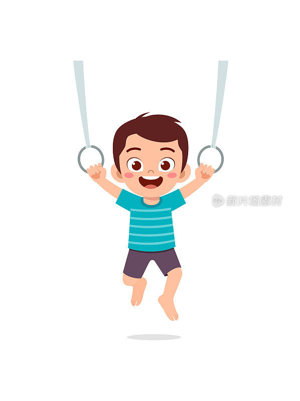 小体操运动员用绳子做运动