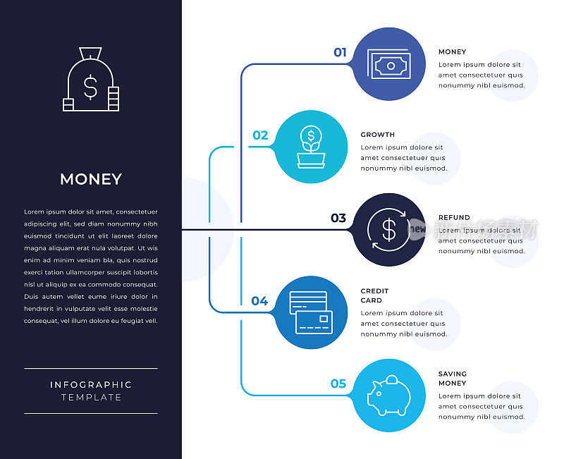 金钱资讯图设计