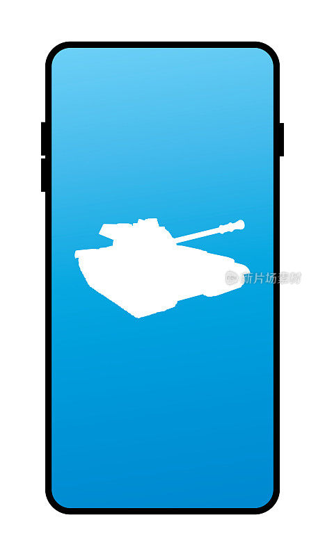军用坦克智能手机图标