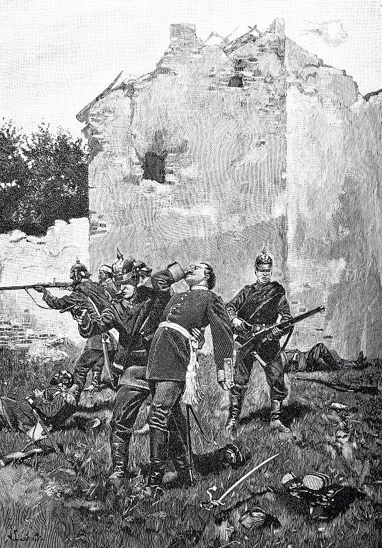 1870年德法战争，维昂维尔战役1870年8月16日