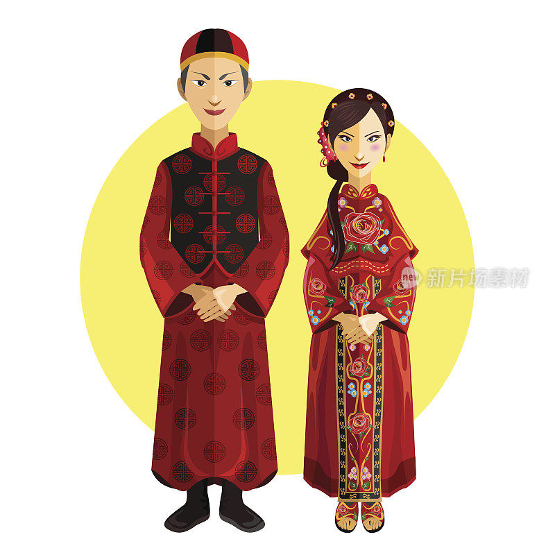 中国的婚礼服装仪式