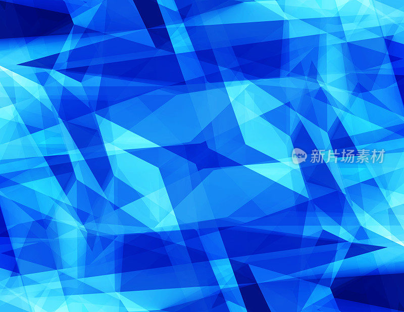 抽象几何背景蓝