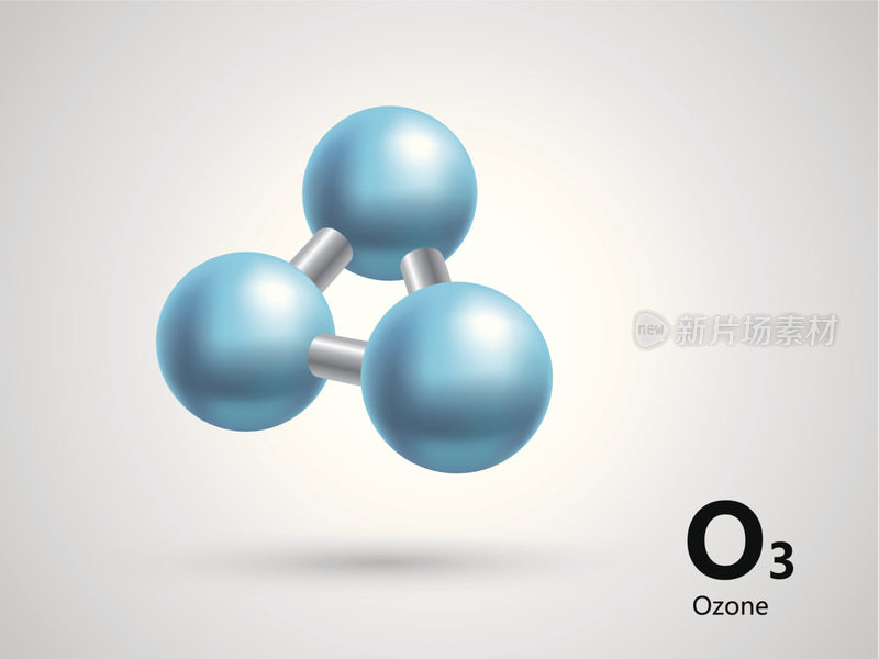 臭氧分子模型