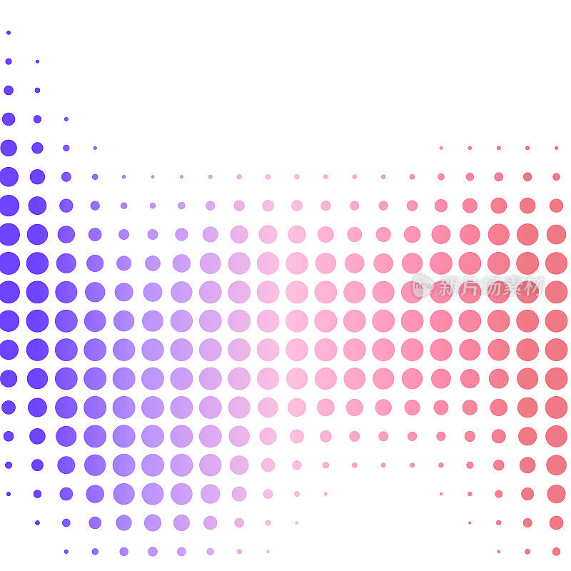 抽象的半色调渐变图案