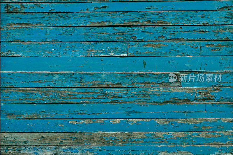 谷仓木板开裂剥落油漆蓝色垃圾矢量背景