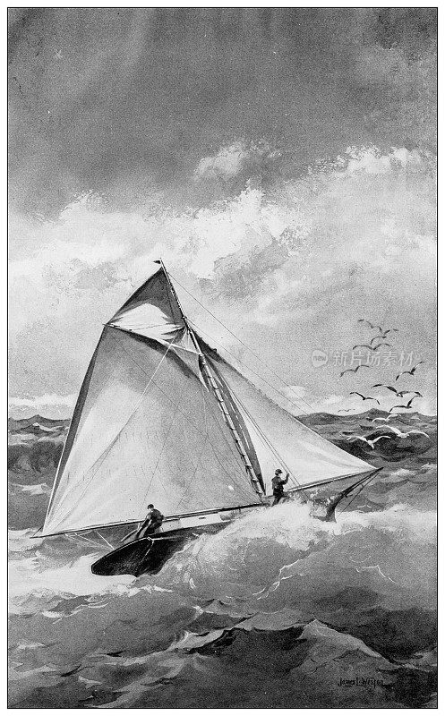 1897年的运动和消遣:海上风暴