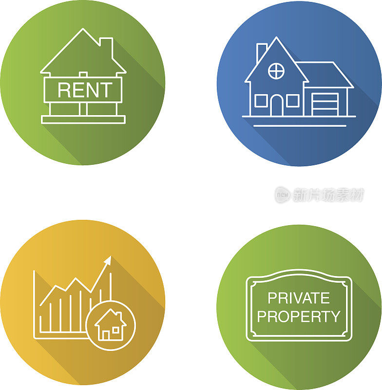 房地产市场标志