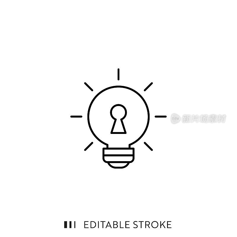 单线图标与可编辑的描边和像素完美。