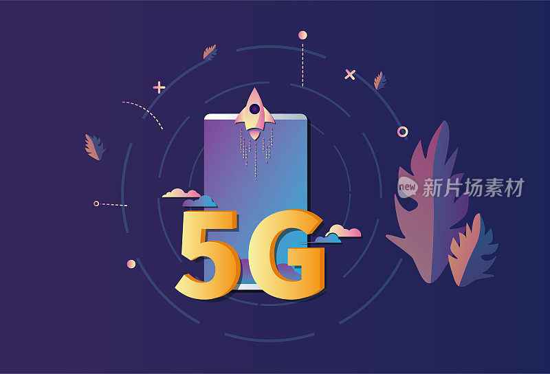 5G带来了快速的移动互联网接入