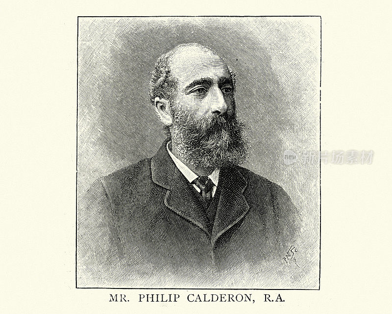 菲利普・埃尔莫吉尼斯・卡尔德隆，维多利亚时代的英国艺术家