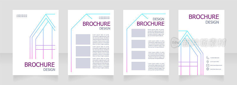 建筑学课程为学生设计空白画册