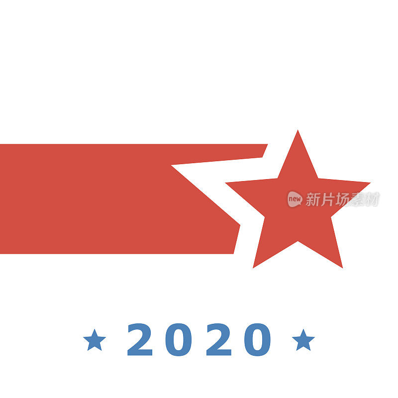 美国2020年大选设计元素