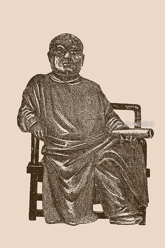 一位中国学者，以一座中国铜像命名