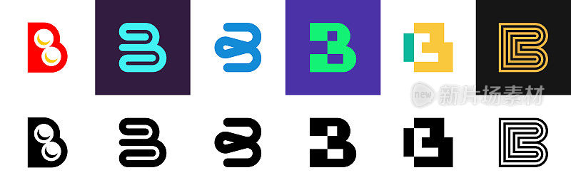一组字母B
