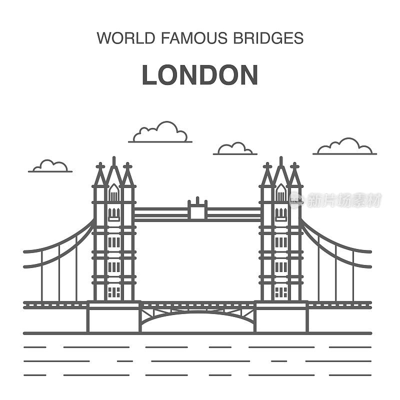 伦敦塔桥插图