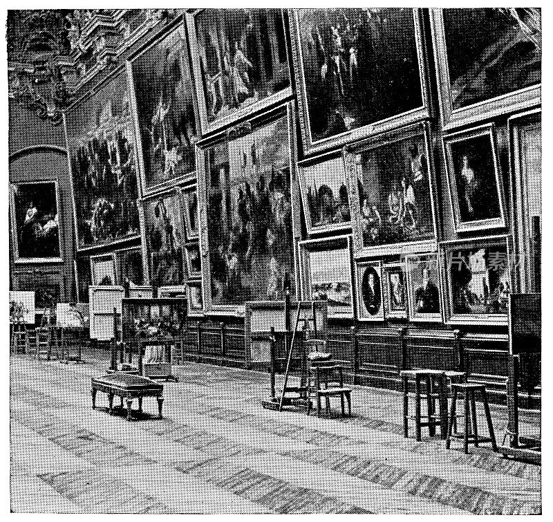 法国巴黎罗浮宫的《红萨列》――19世纪