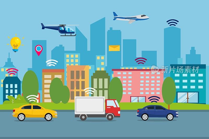 智能交通和无线的智慧城市