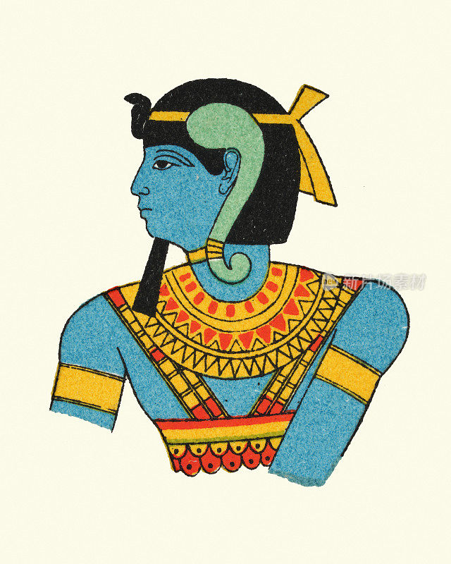 古埃及，荷鲁斯是一个蓝皮肤的人