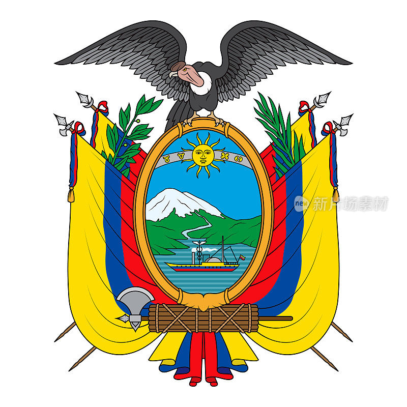 厄瓜多尔共和国盾徽