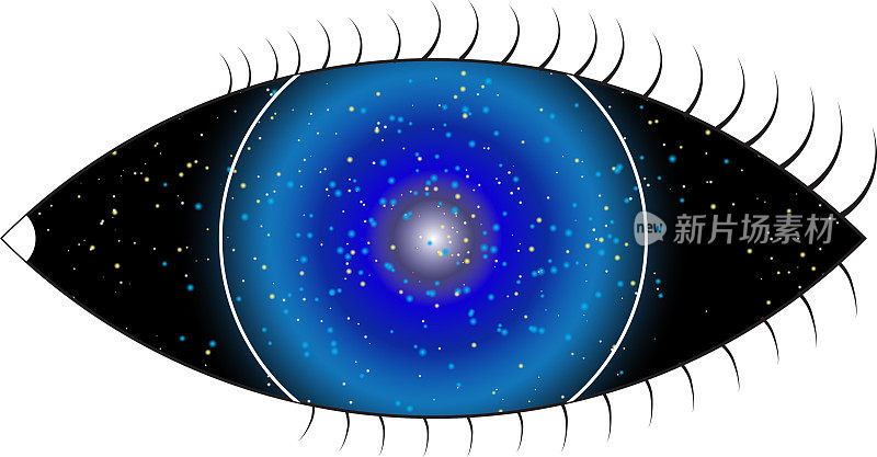 蓝色的宇宙之眼