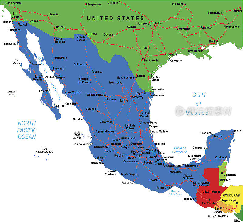 墨西哥地图