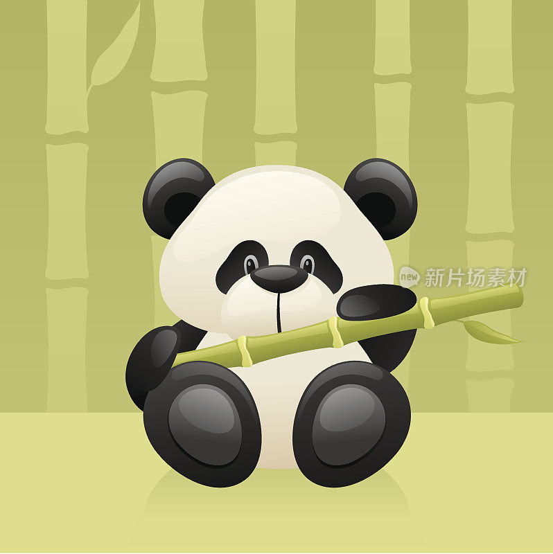 竹子的熊猫