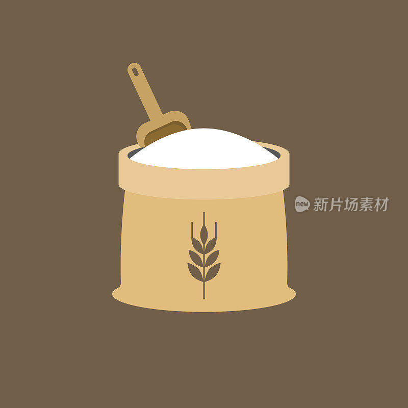 小麦面粉的图标