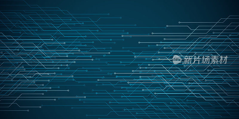 矢量未来电路板，电子主板，通信和工程概念