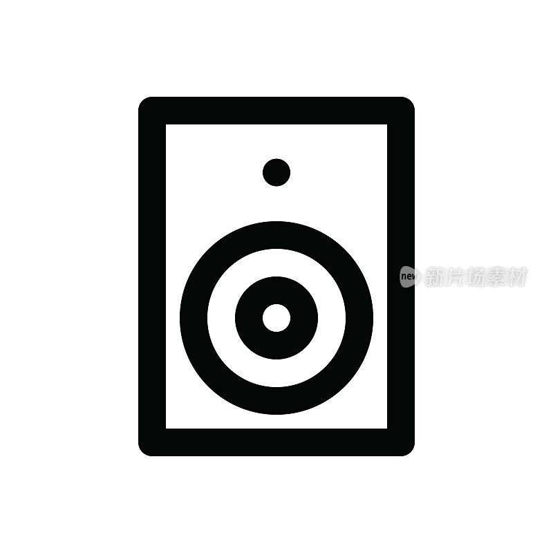 设备细线图标-可编辑笔画