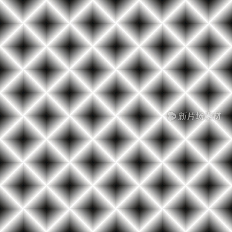 黑白棋盘，抽象的几何背景