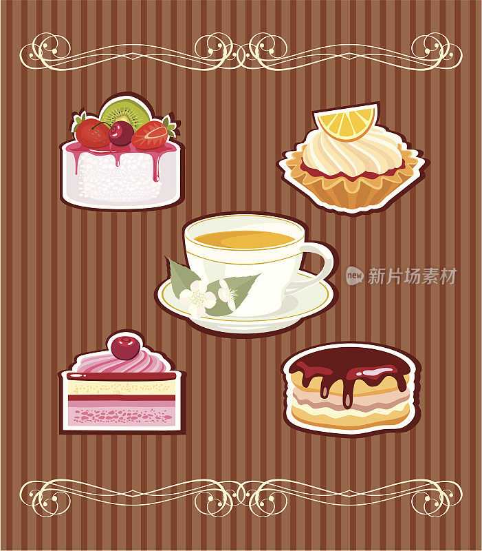 茶和蛋糕