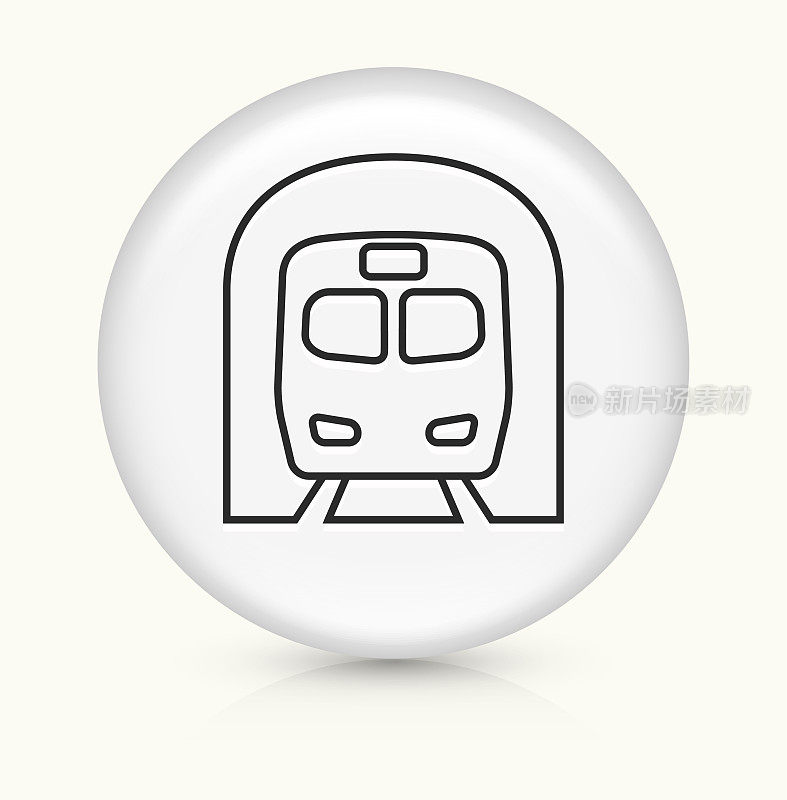 隧道图标中的地铁列车