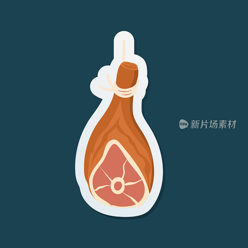 鲜肉图标贴纸