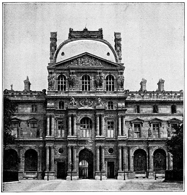 法国巴黎卢浮宫里的黎塞留馆，建于19世纪