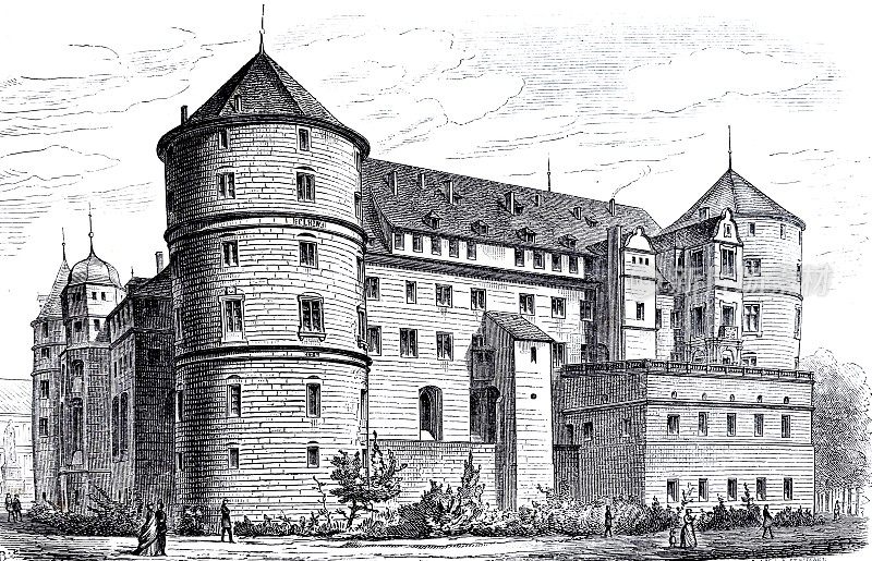 德国文艺复兴:古老的斯图加特城堡