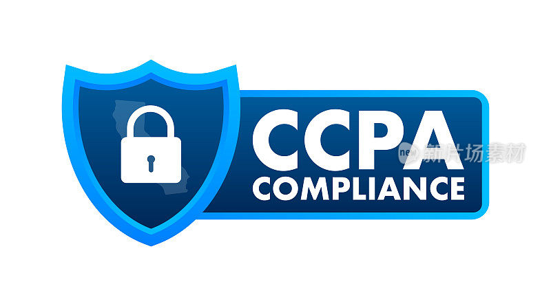 Ccpa，适合任何用途的伟大设计。安全矢量图标。网站信息。网络安全。数据保护。