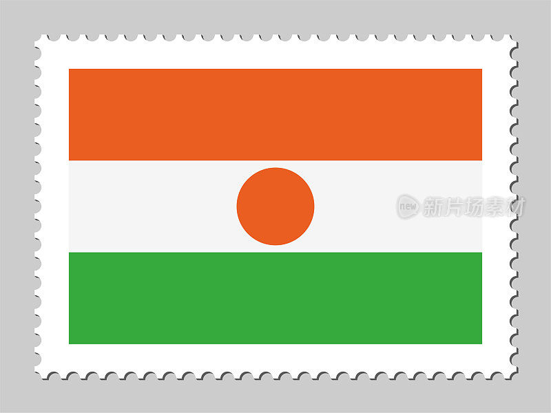 尼日尔国旗邮票