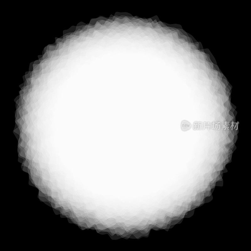 白云,透明的边缘