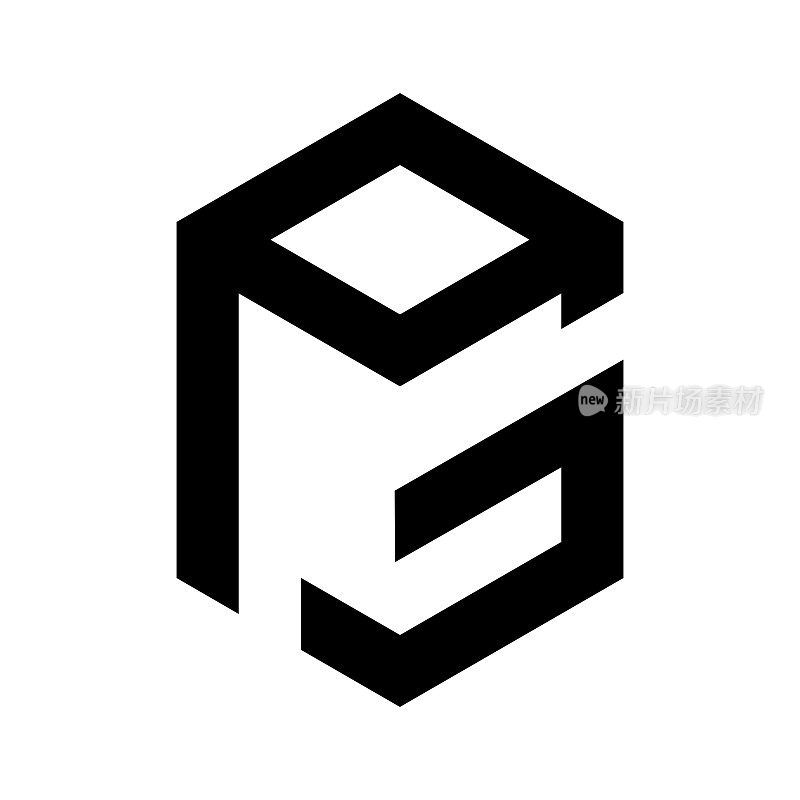 专业创新初始MG标志和GM标志。字母MG或GM极简优雅的字母组合。高级商务艺术字母符号和标志