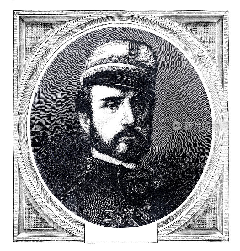 胡安・普里姆将军1870年西班牙国王
