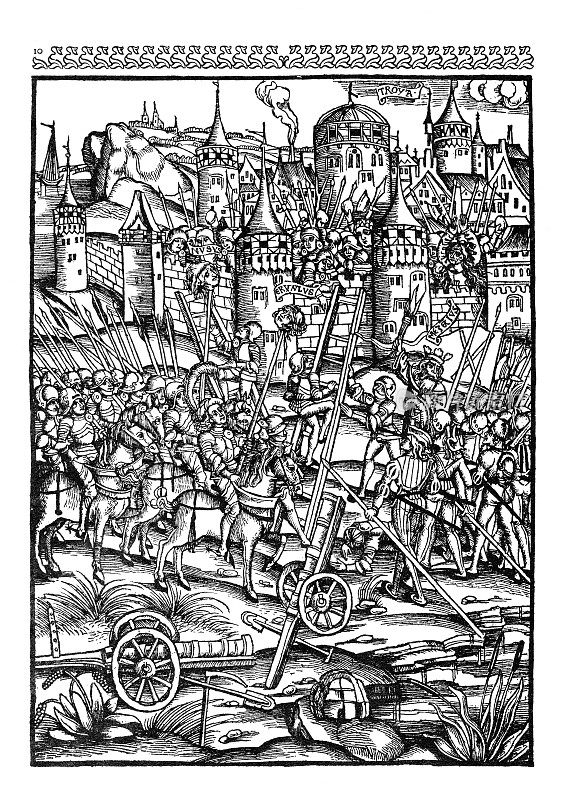 15世纪对中世纪城市的围攻